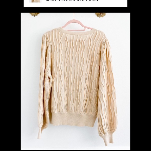 & mercy Sweaters Nwt Cream Color Sweater Poshmark